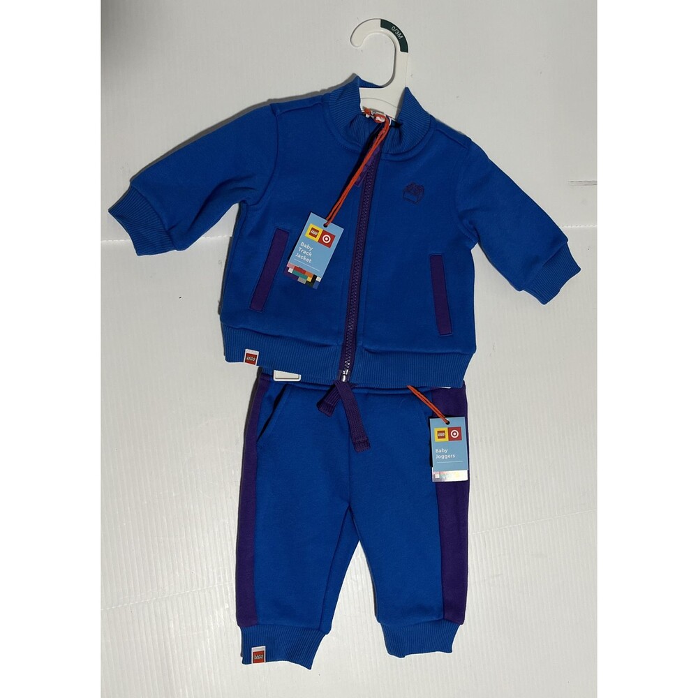 LEGO Track Zip-up Sweatshirt Jacket & Pants Blue 0-3M